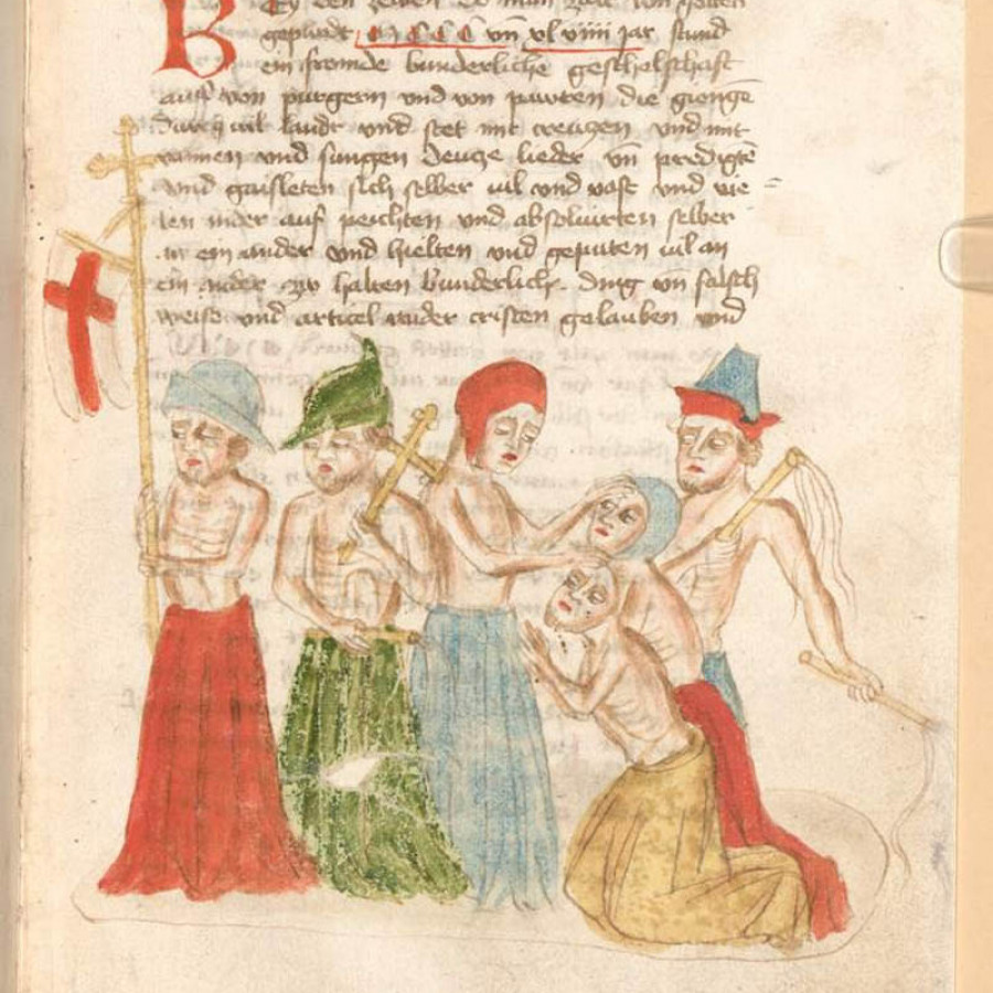 Die Lieder der Geissler gegen die Pest von 1349